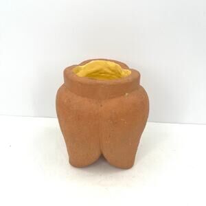 Rare Tokoname Japanese terracotta MCM vintage planter pot